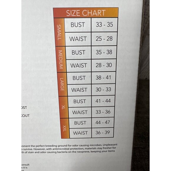 Neoprene Slimming Hourglass T-Shirt XL Black For Workout & Posture Support - Picture 3 of 3